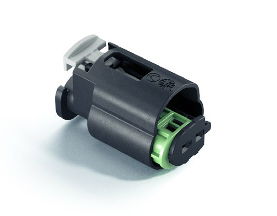 2孔 0.63 密封之星 母端连接器 带连接器二次锁